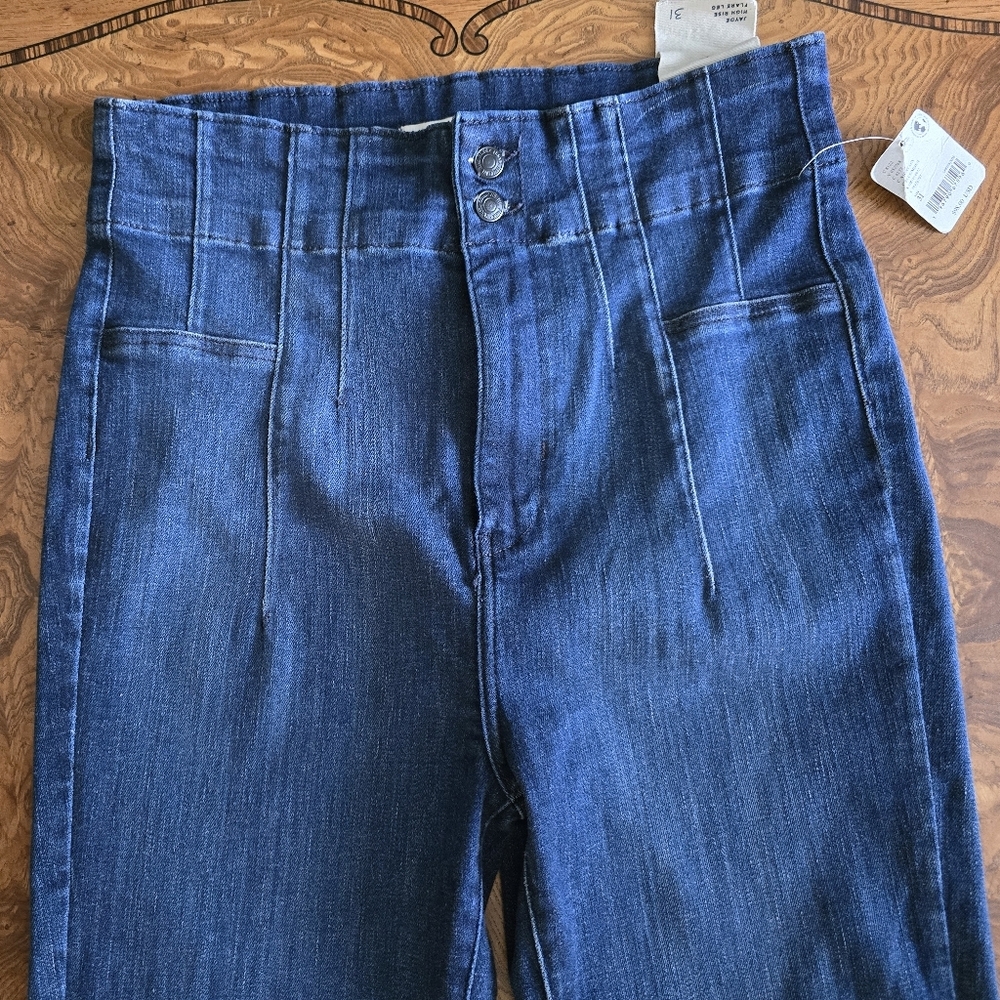 We The Free By Free People Retro Inspired Tailored Jeans Womens Size 31 - Picture 2 of 8